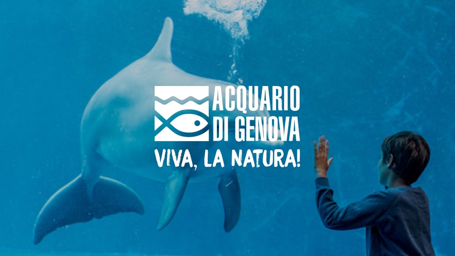 acquario genova con logo
