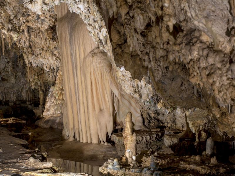 toirano grotte corridoio organo